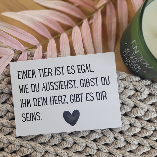 Herz Postkarte