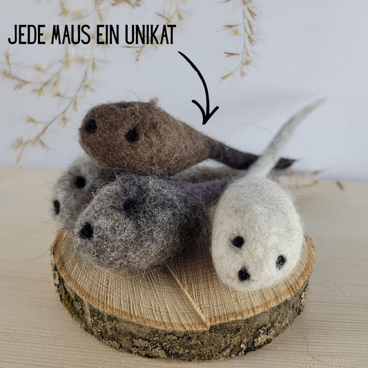 Filzmaus mit Katzenminze