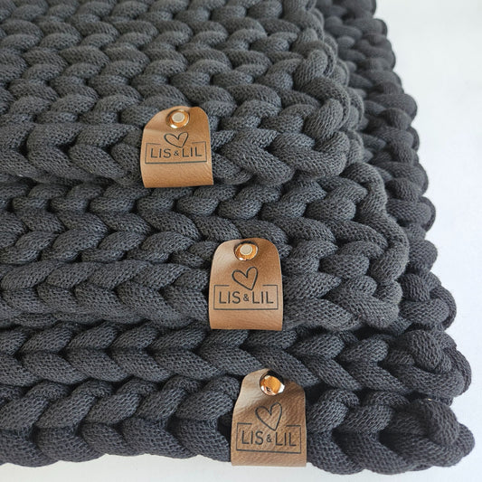 Katzenmatte "Schöne Aussicht" - schwarz