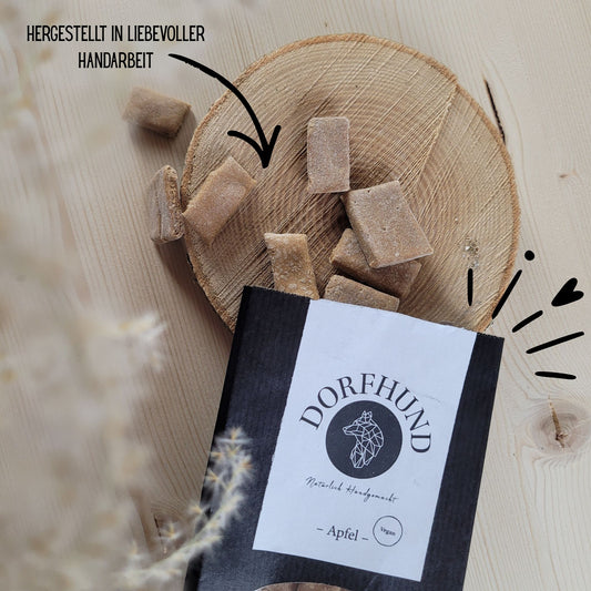 Apfel Hundekekse - vegan