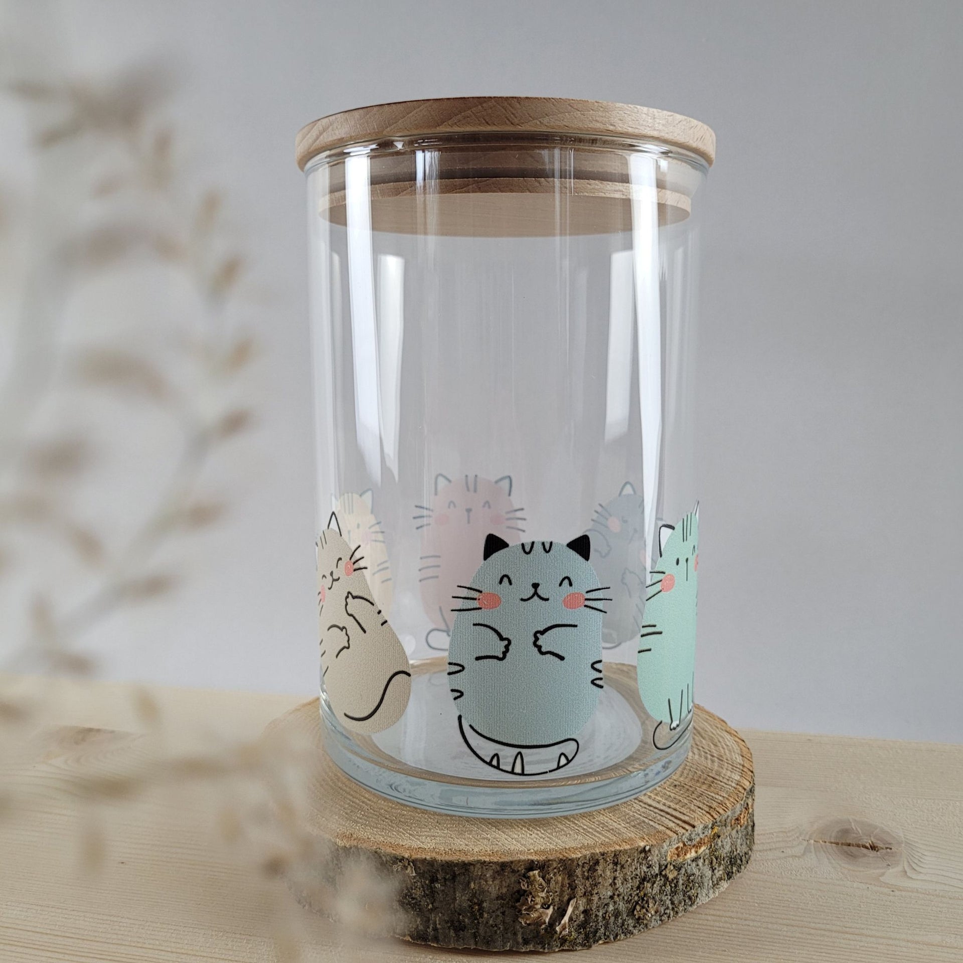 Aufbewahrungsglas Katzen