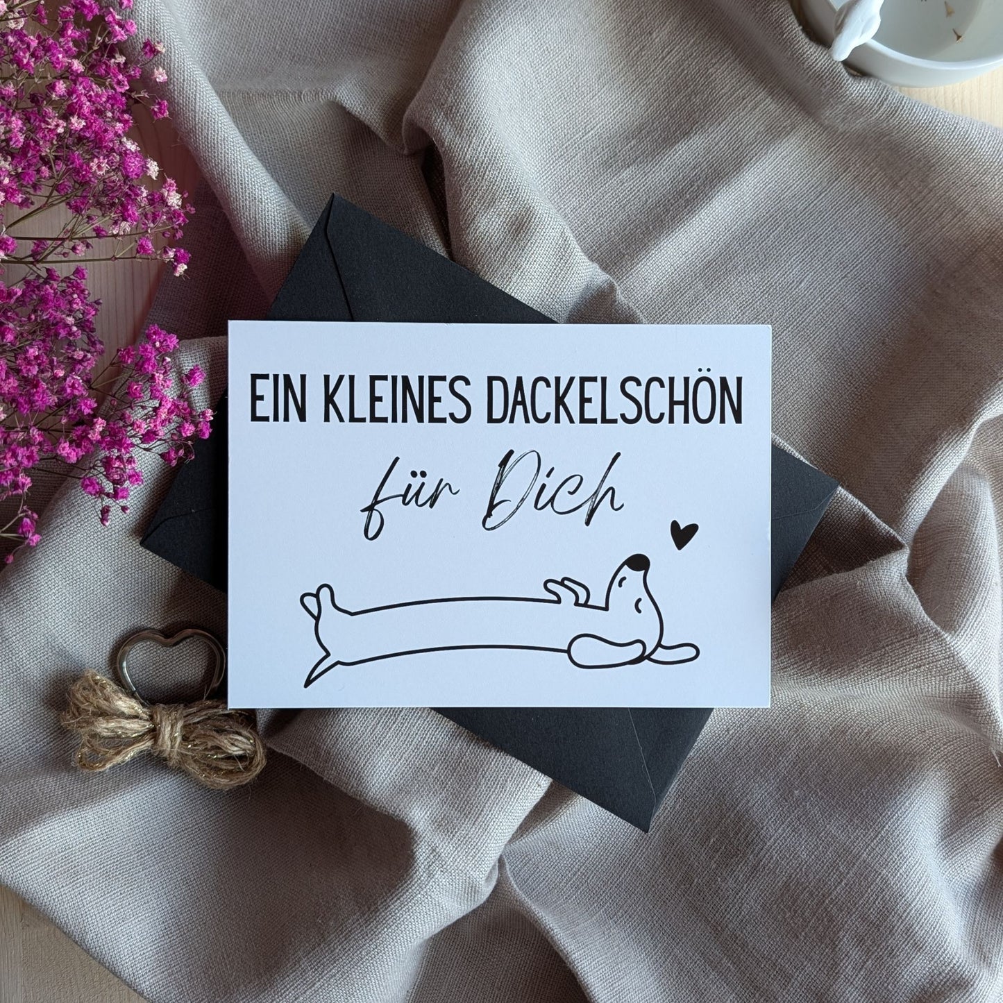 Dackelschön Postkarte