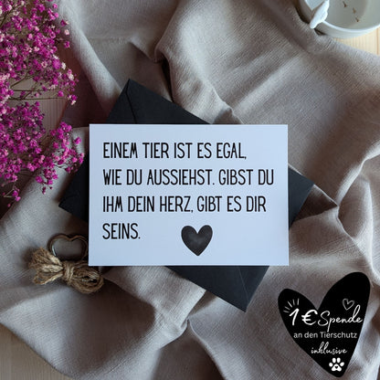 "Herz" Postkarte