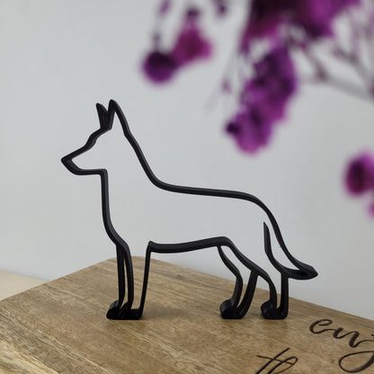 "Großer Hund" Silhouette