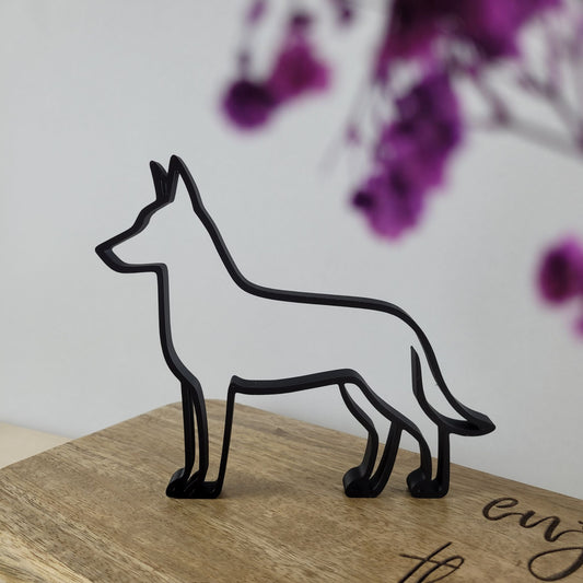 "Großer Hund" Silhouette