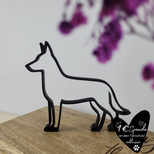 "Großer Hund" Silhouette