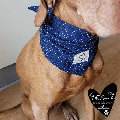 Halstuch für Hunde "Meerespünktchen"