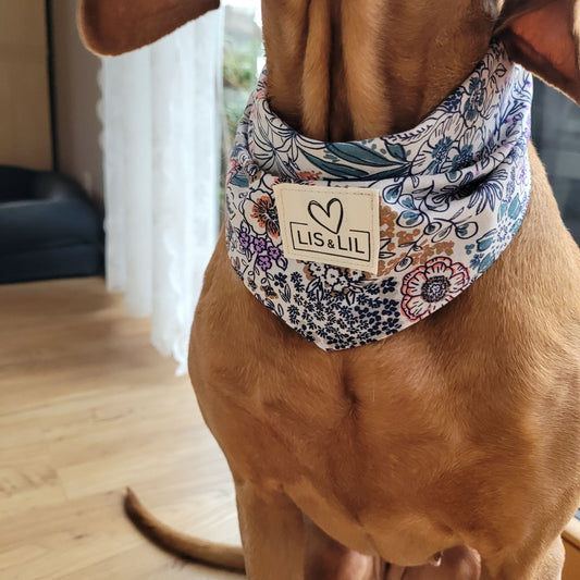 Halstuch für Hunde "Zauberblüte"