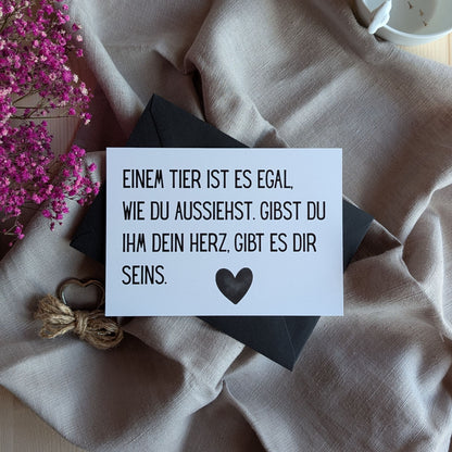 Herz Postkarte