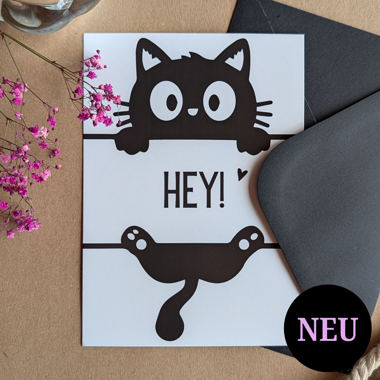 Hey Postkarte