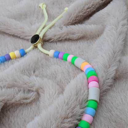 Hundekette mit EM Keramik "Kunterbunt"