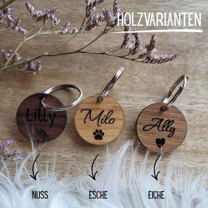 Hundemarke aus Holz