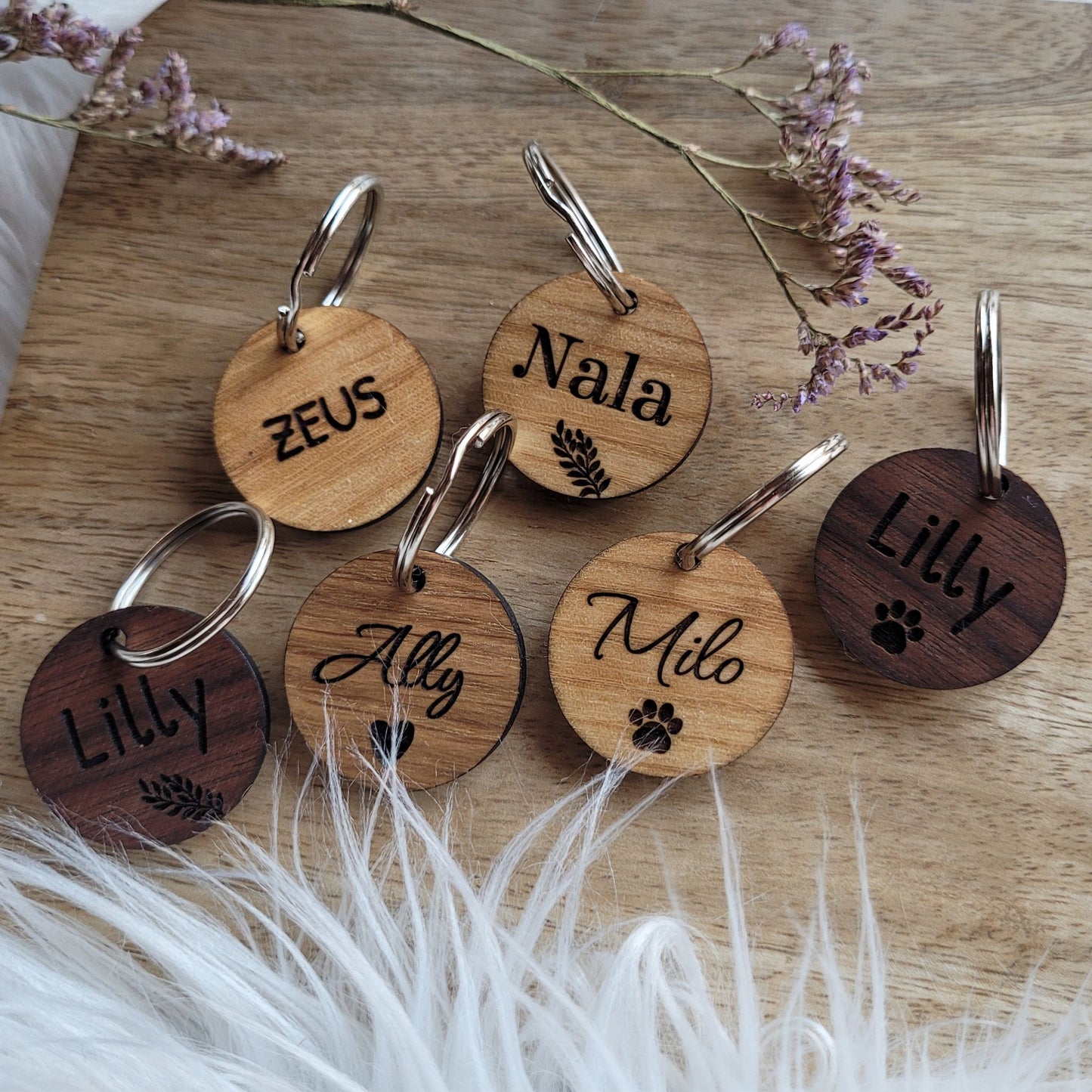 Hundemarke aus Holz