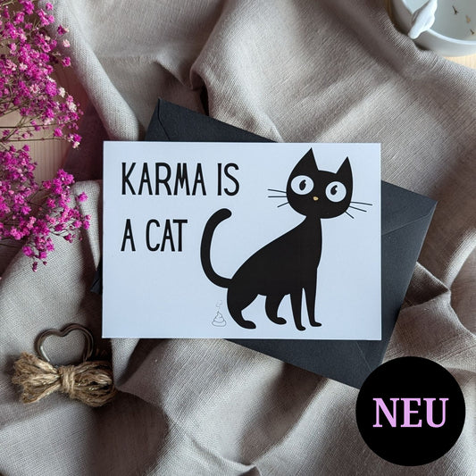 Karma Postkarte