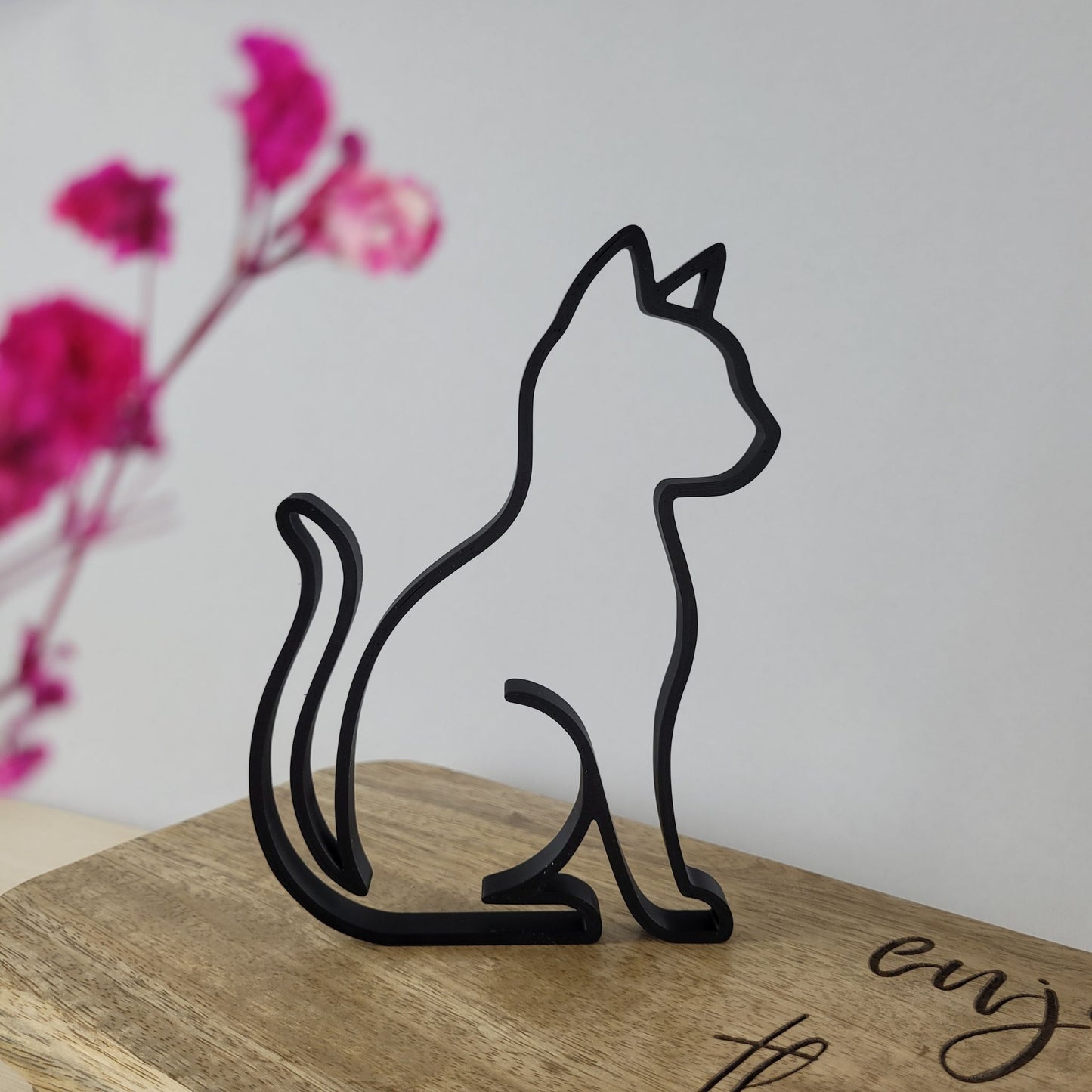 "Katze seitlich" Silhouette