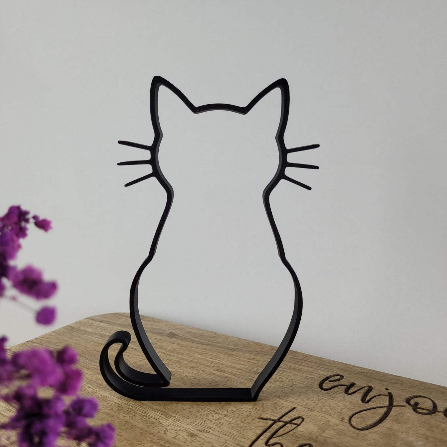 "Katze sitzend" Silhouette