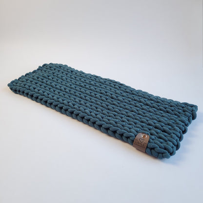 Katzenmatte "Schöne Aussicht" - meeresblau