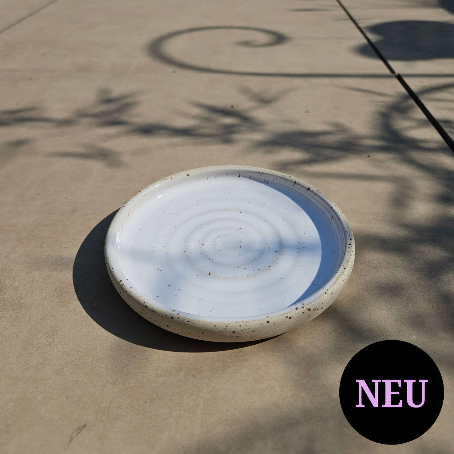 Napfteller - weiß