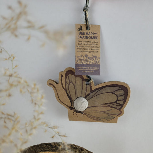 Schmetterling Saatbombe