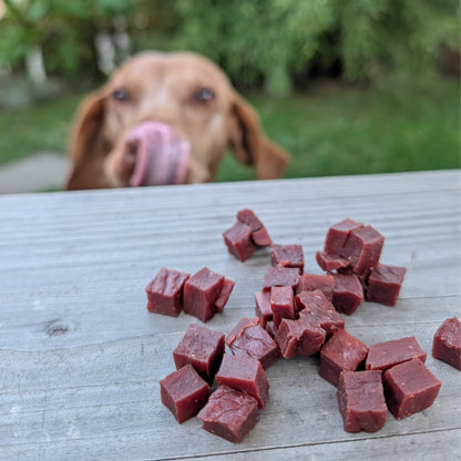SNACKIES Straussenfleischwürfel