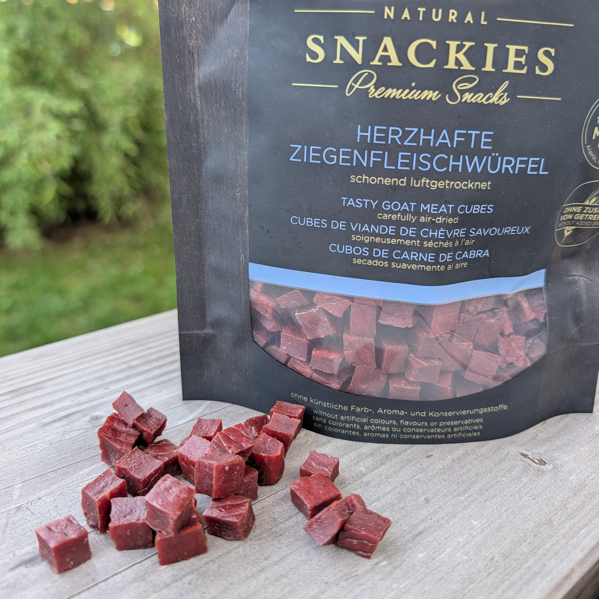 SNACKIES Ziegenfleischwürfel