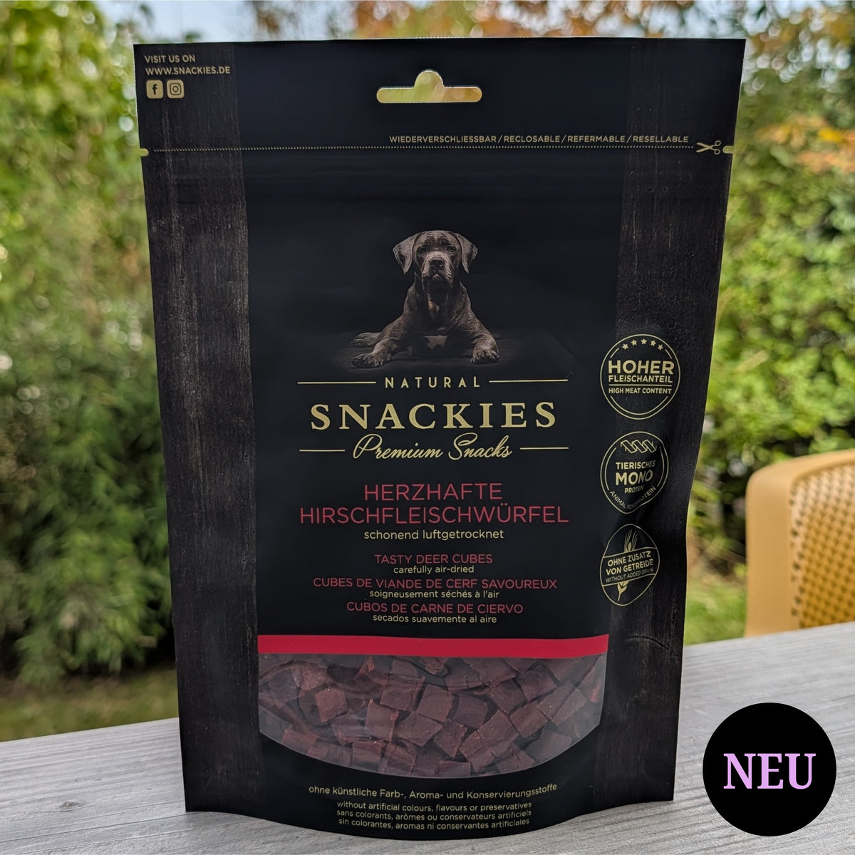 SNACKIES Hirschfleischwürfel