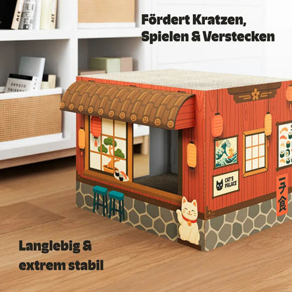 Sushi Restaurant Katzenhaus mit Kratzfläche