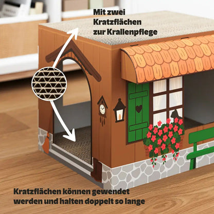 Urige Almhütte Katzenhaus mit Kratzfläche