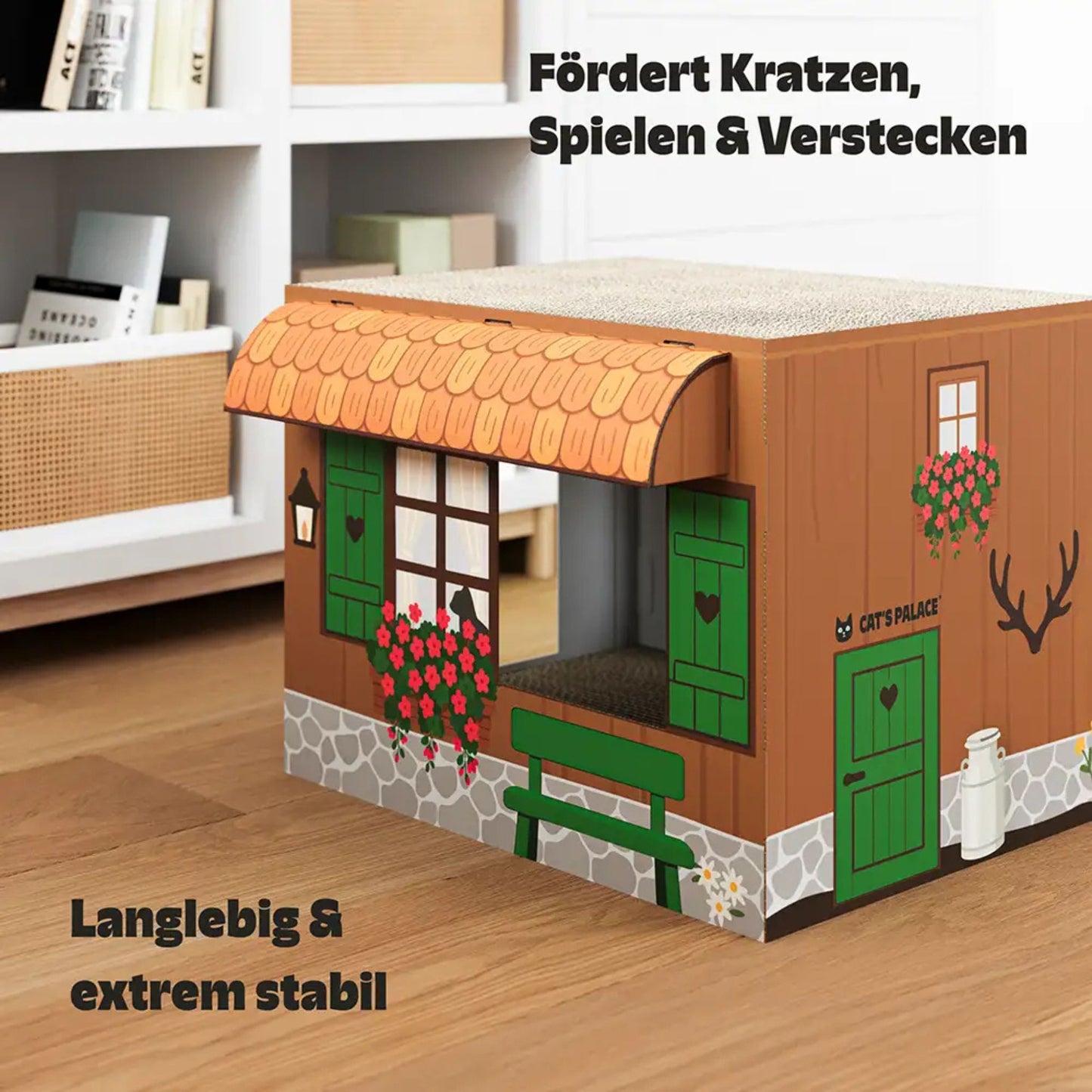 Urige Almhütte Katzenhaus mit Kratzfläche